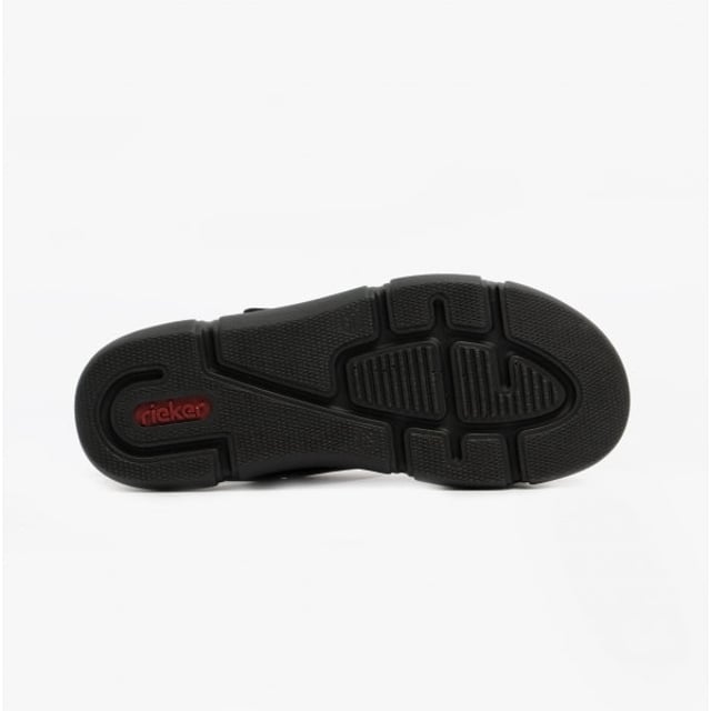 Rieker 68983-00 Ladies Strappy Sandals Black

 Upper Material: Synthetic

Lining Material: Synthetic

Sole Material: Polyurethane

Closure/Fastening: Touch Fasten

Features: Comfort

Heel Type: Wedge

Toe Shape: Round

Shoe Width: Regular

Item Weight: 0.54 KG

Heel Height: Flat (Under 2.5cm)

Shoe Shaft Height: Low Top

Sandal Style: Sandals

Gift Boxed: No
Product Code: 68983-00