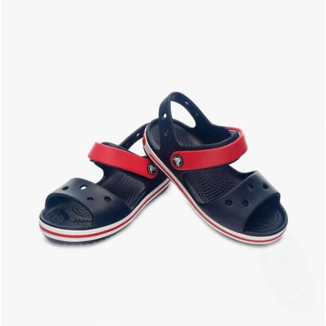 Crocs 12856-485 CROCBAND SANDAL Kids Sandals Navy/Red

 Upper Material: Synthetic

Lining Material: Synthetic

Sole Material: Synthetic

Closure/Fastening: Touch Fasten

Features: Lightweight

Toe Shape: Round

Shoe Width: Regular

Item Weight: 0.29 KG

Heel Height: Flat (Under 2.5cm)

Shoe Shaft Height: Low Top

Sandal Style: Sandals

Gift Boxed: No
Product Code: 12856-485