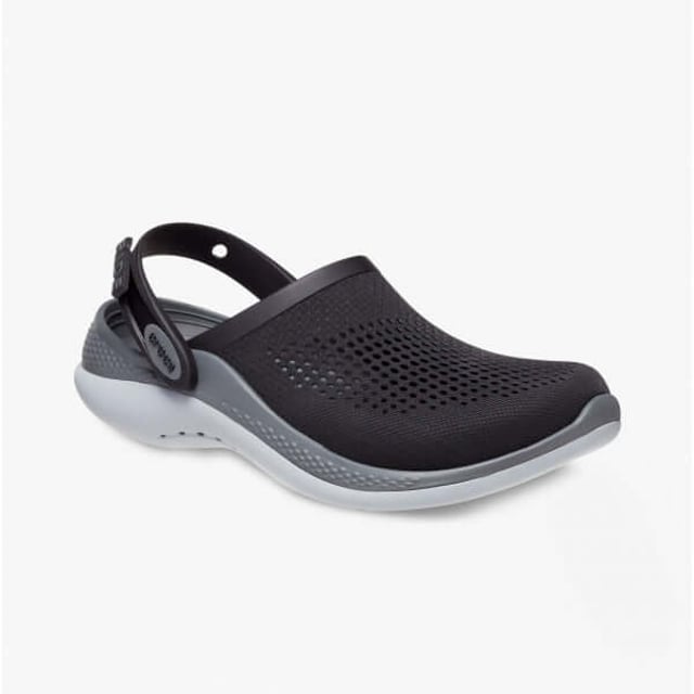Crocs 206708-0DD LITERIDE 360 CLOG Unisex Clogs Black/Slate Grey

 Upper Material: Synthetic

Lining Material: Synthetic

Sole Material: Synthetic

Closure/Fastening: Slip-On

Features: Lightweight,Comfort,Breathable

Toe Shape: Round

Shoe Width: Regular

Item Weight: 0.8 KG

Heel Height: Flat (Under 2.5cm)

Shoe Shaft Height: Low Top

Sandal Style: Sandals

Gift Boxed: No
Product Code: 206708-0DD