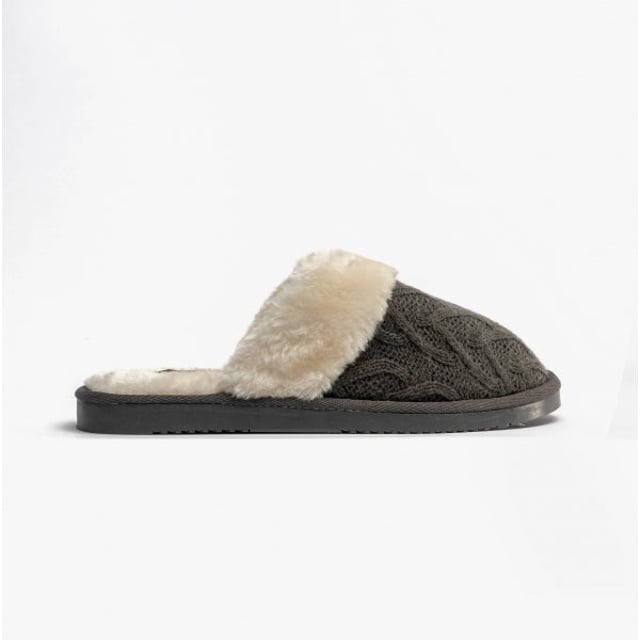 Jo &amp; Joe Jo &amp; Joe MEGAN Womens Mule Slippers Grey

 Upper Material: Textile

Lining Material: Textile

Sole Material: Synthetic

Closure/Fastening: Slip-On

Features: Warm Lining,Comfort

Toe Shape: Round

Shoe Width: Regular

Item Weight: 0.5 KG

Heel Height: Flat (Under 2.5cm)

Slipper Style: Mule

Gift Boxed: No
Product Code: MEGAN/GRE