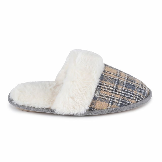 Totes Isotoner Totes Isotoner BRUSHED CHECK Womens Mule Slippers Grey

 Upper Material: Polyester

Lining Material: Polyester

Sole Material: TPR

Closure/Fastening: Slip-On

Features: Warm Lining,Comfort,Breathable

Toe Shape: Round

Shoe Width: Regular

Item Weight: 0.2 KG

Heel Height: Flat (Under 2.5cm)

Slipper Style: Mule

Gift Boxed: No
Product Code: 3130FGRY