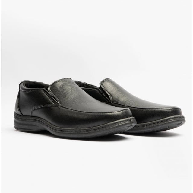 Dr Keller KARL Mens Leather Shoes Black

 Upper Material: Leather

Lining Material: Fabric

Sole Material: Rubber

Closure/Fastening: Pull-On

Features: Comfort,Breathable

Toe Shape: Round

Shoe Width: Regular

Item Weight: 1 KG

Heel Height: Flat (Under 2.5cm)

Shoe Style: Casual

Gift Boxed: No
Product Code: A9467BLK