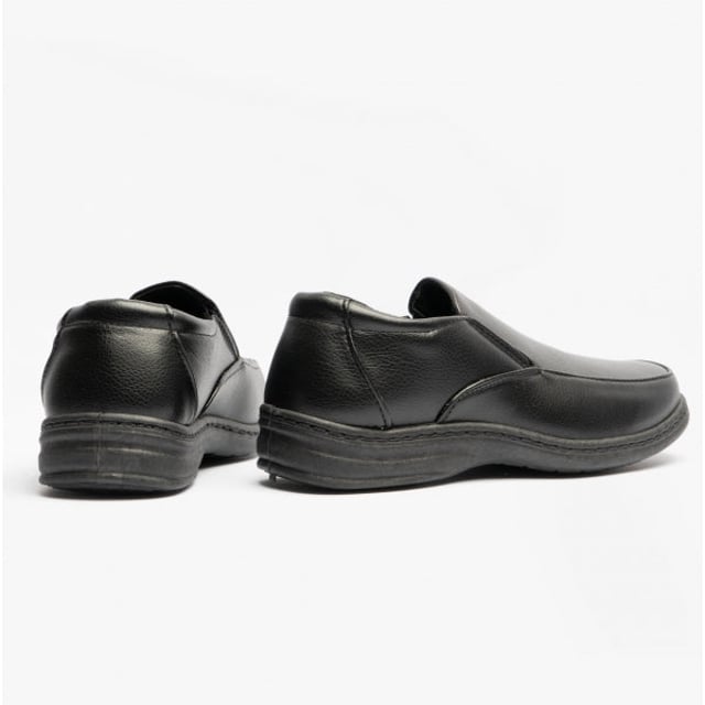 Dr Keller KARL Mens Leather Shoes Black

 Upper Material: Leather

Lining Material: Fabric

Sole Material: Rubber

Closure/Fastening: Pull-On

Features: Comfort,Breathable

Toe Shape: Round

Shoe Width: Regular

Item Weight: 1 KG

Heel Height: Flat (Under 2.5cm)

Shoe Style: Casual

Gift Boxed: No
Product Code: A9467BLK