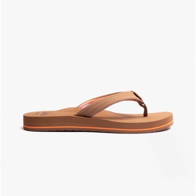 Reef CUSHION BREEZE Ladies Flip-Flops Tan/Smoothie

 Upper Material: Synthetic

Lining Material: Unlined

Sole Material: Rubber

Closure/Fastening: Slip-On

Features: Lightweight,Comfort,Arch Support

Toe Shape: Round

Shoe Width: Wide

Item Weight: 0.5 KG

Heel Height: Flat (Under 2.5cm)

Sandal Style: Sandals

Gift Boxed: No
Product Code: CJ0184