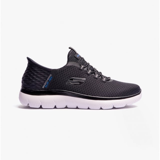 Skechers SUMMITS - HIGH RANGE Mens Bungee Lace Trainers Black

 Upper Material: Textile

Lining Material: Textile

Sole Material: Synthetic

Closure/Fastening: Slip-On

Features: Lightweight,Memory Foam,Comfort,Breathable

Toe Shape: Round

Shoe Width: Regular

Item Weight: 0.5 KG

Heel Height: Flat (Under 2.5cm)

Shoe Shaft Height: Low Top

Trainer Style: Fitness

Skechers Features: Machine Washable,Memory Foam,Vegan

Gift Boxed: No
Product Code: 232457/BLK