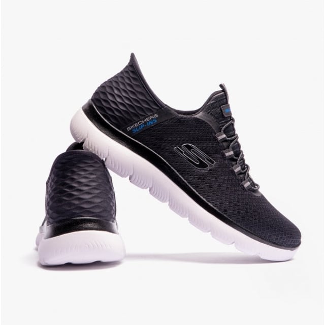 Skechers SUMMITS - HIGH RANGE Mens Bungee Lace Trainers Black

 Upper Material: Textile

Lining Material: Textile

Sole Material: Synthetic

Closure/Fastening: Slip-On

Features: Lightweight,Memory Foam,Comfort,Breathable

Toe Shape: Round

Shoe Width: Regular

Item Weight: 0.5 KG

Heel Height: Flat (Under 2.5cm)

Shoe Shaft Height: Low Top

Trainer Style: Fitness

Skechers Features: Machine Washable,Memory Foam,Vegan

Gift Boxed: No
Product Code: 232457/BLK