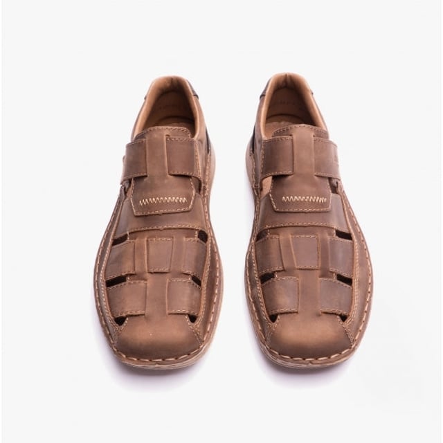 Rieker 03078-25 Mens Fisherman Sandals Brown

 Upper Material: Suede

Lining Material: Leather

Sole Material: RIRICON-sole

Closure/Fastening: Touch Fasten

Features: Comfort,Breathable

Toe Shape: Round

Shoe Width: Wide

Item Weight: 1 KG

Heel Height: Flat (Under 2.5cm)

Shoe Style: Fisherman

Gift Boxed: No
Product Code: 03078-25