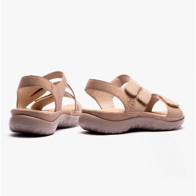 Rieker 64872-62 Ladies Strappy Sandals Beige

 Upper Material: Synthetic

Lining Material: Synthetic

Sole Material: RIRICON-sole

Closure/Fastening: Touch Fasten

Features: Lightweight

Toe Shape: Round

Shoe Width: Regular

Item Weight: 1 KG

Heel Height: Flat (Under 2.5cm)

Sandal Style: Sandals

Gift Boxed: No
Product Code: 64872-62