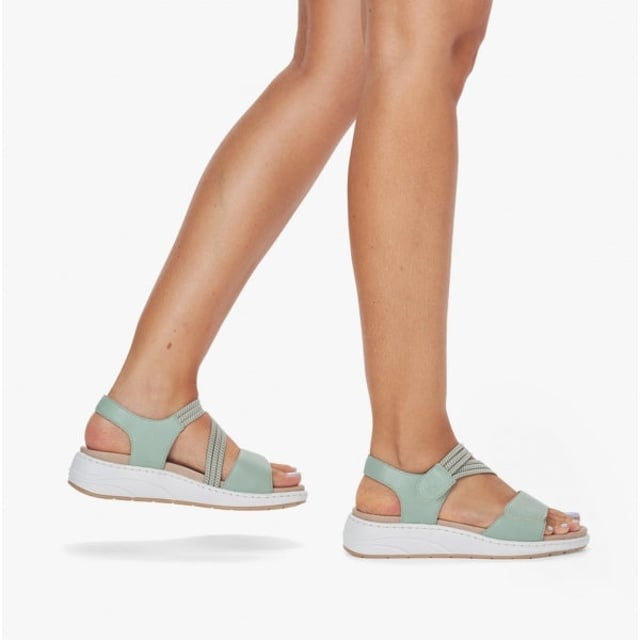 Rieker 64353-52 Ladies Adjustable Sandals Green

 Upper Material: Synthetic

Lining Material: Synthetic

Sole Material: Polyurethane

Closure/Fastening: Lace-Up

Features: Lightweight

Toe Shape: Round

Shoe Width: Regular

Item Weight: 1 KG

Heel Height: Low (2.5-4.9cm)

Sandal Style: Sandals

Gift Boxed: No
Product Code: 64353-52