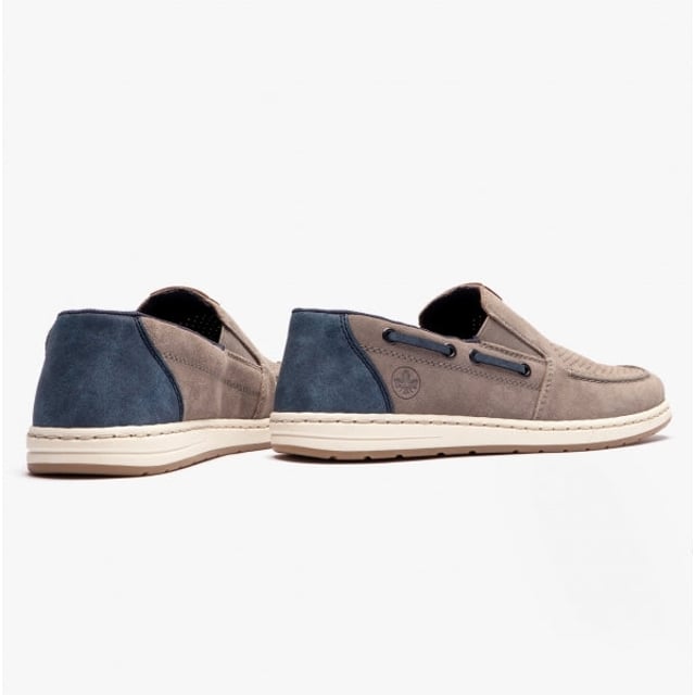 Rieker 18266-42 Mens Leather Deck Shoes Grey

 Upper Material: Leather

Lining Material: Textile

Sole Material: TPE

Closure/Fastening: Slip-On

Features: Comfort,Breathable

Toe Shape: Round

Shoe Width: Regular

Item Weight: 1 KG

Heel Height: Flat (Under 2.5cm)

Shoe Shaft Height: Low Top

Shoe Style: Boat &amp; Deck

Gift Boxed: No
Product Code: 18266-42