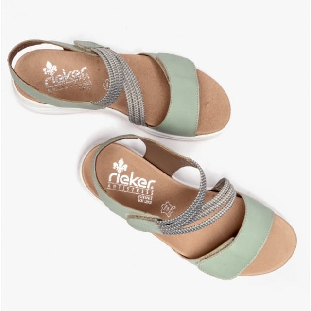 Rieker 64353-52 Ladies Adjustable Sandals Green

 Upper Material: Synthetic

Lining Material: Synthetic

Sole Material: Polyurethane

Closure/Fastening: Lace-Up

Features: Lightweight

Toe Shape: Round

Shoe Width: Regular

Item Weight: 1 KG

Heel Height: Low (2.5-4.9cm)

Sandal Style: Sandals

Gift Boxed: No
Product Code: 64353-52