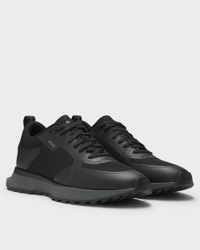 Sporty trainers in a mix of materials including mesh by BOSS, detailed with an EVA outsole and branding throughout.
LacesFully linedPackaging: Box

100% Polyester, 85% Polyester, 15% Polyurethane, Sole: 70% Ethylene vinyl acetate, 30% Rubber, Facing: 100% Thermoplastic polyurethane, Upper material: 100% Polyester, Innersole: 100% Polyester

 
50513195
 
 