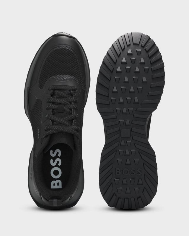 Sporty trainers in a mix of materials including mesh by BOSS, detailed with an EVA outsole and branding throughout.
LacesFully linedPackaging: Box

100% Polyester, 85% Polyester, 15% Polyurethane, Sole: 70% Ethylene vinyl acetate, 30% Rubber, Facing: 100% Thermoplastic polyurethane, Upper material: 100% Polyester, Innersole: 100% Polyester

 
50513195
 
 