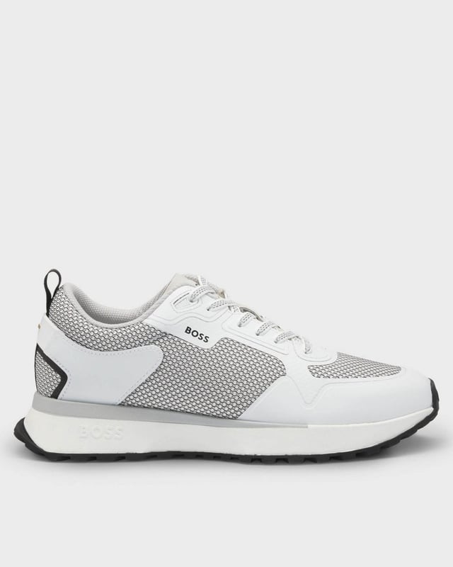 Sporty trainers in a mix of materials including mesh by BOSS, detailed with an EVA outsole and branding throughout.
LacesFully linedPackaging: Box

100% Polyester, 85% Polyester, 15% Polyurethane, Sole: 70% Ethylene vinyl acetate, 30% Rubber, Facing: 100% Thermoplastic polyurethane, Upper material: 100% Polyester, Innersole: 100% Polyester

 
50513195
 
 
