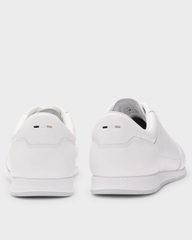 Easy to style with any ensemble, these running-inspired BOSS Menswear trainers are crafted in soft nappa leather. Perforated accents enrich this essential pair.

Laces
Fully lined
Packaging: Box

Upper material: 100% Cow skin, Lining: 100% Polyester, 85% Polyester, 60% Polyurethane, 40% Polyester, 15% Polyurethane, Sole: 100% Rubber, Innersole: 100% Polyester
50542099