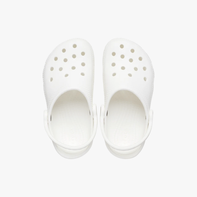 Crocs 206990-100 TODDLER CLASSIC Kids Clogs White

 Upper Material: Croslite

Lining Material: Croslite

Sole Material: Croslite

Closure/Fastening: Slip-On

Features: Breathable,Comfort,Lightweight

Shoe Width: Relaxed

Item Weight: 0.8 KG

Heel Height: Flat (Under 2.5cm)

Sandal Style: Sandals
Product Code: 206990-100