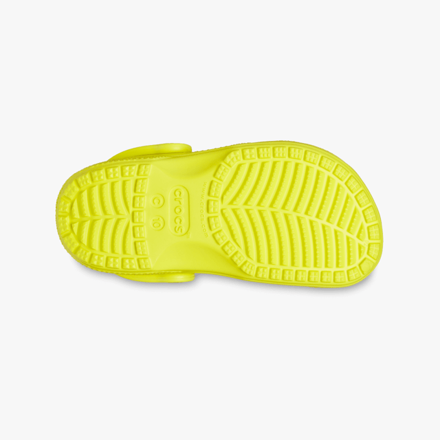 Crocs 206990-76M TODDLER CLASSIC Kids Clogs Acidity

 Upper Material: Croslite

Lining Material: Croslite

Sole Material: Croslite

Closure/Fastening: Slip-On

Features: Comfort,Lightweight

Toe Shape: Round

Shoe Width: Regular

Item Weight: 0.8 KG

Heel Height: Low (2.5-4.9cm)

Sandal Style: Clog

Gift Boxed: No
Product Code: 206990-76M