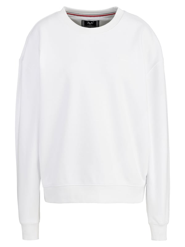 Klassisches Sweatshirt aus weichem Sweatstoff mit dezentem Logo auf der Brust. Die Baumwoll-Polyester-Mischung sorgt für ein angenehmes Tragegefühl und eine bequeme Passform.
