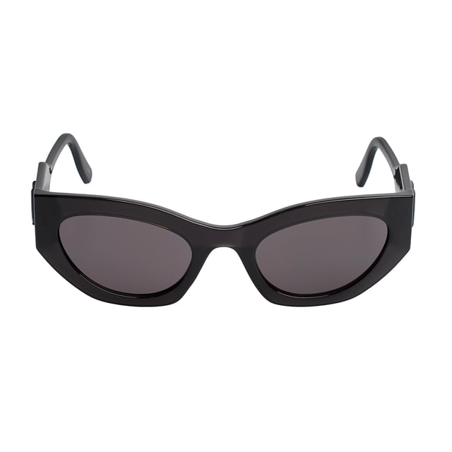 Karl Lagerfeld women's sunglasses.

 Shape and design:
 - These Karl Lagerfeld sunglasses have a cat-eye silhouette with sharp edges.
 - The cat-eye silhouette gives the sunglasses a modern and edgy look.

 Frame Material:
 - The frame of these sunglasses is made of ABS, an injected plastic material.
 - This makes the glasses durable and comfortable to wear.

 Sideburns:
 - The temples are also made of ABS, matching the frame material.

 Brand details:
 - Engraving of Karl Lagerfeld's initials on the temples.
 - Includes original case.

 Glasses:
 - The lenses are of high quality.
 - 100% UVB 400 protection.
 - Anti-reflective crystals.

 The color of the sunglasses lenses may vary slightly from the images due to lighting effects or adjustments in the material finish, but they will always retain their style and quality!
 Measures: Lens width: 52 mm, Bridge: 22 mm, Temples: 140 mm
 Composition: ABS injected
 Care:
Clean the glasses with soap and water (neutral).
 Do not use dirty or abrasive cloths that may alter the characteristics of the filters.
 Use only original accessories and spare parts.