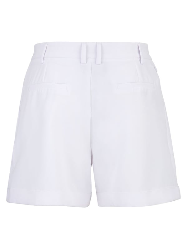 Elegante short met hoge taille, getailleerd model en stijlvolle plooien. De mix van polyester en elastaan zorgt voor een hoog draagcomfort, perfect voor elegante zomerse looks.