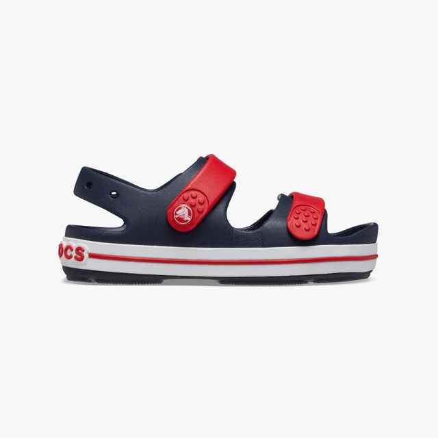 Crocs 209423-4OT CROCBAND CRUISER Kids Sandals Navy/Varsity Red

 Upper Material: Croslite

Lining Material: Croslite

Sole Material: Croslite

Closure/Fastening: Touch Fasten

Features: Comfort,Lightweight

Shoe Width: Regular

Item Weight: 0.8 KG

Heel Height: Flat (Under 2.5cm)

Sandal Style: Open Toe

Gift Boxed: No
Product Code: 209423-4OT
