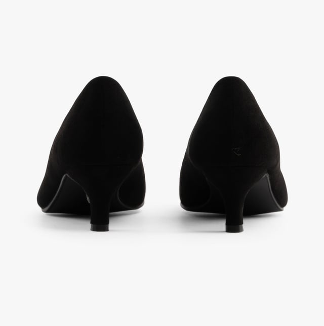 Comfort Plus TEXAS Womens Shoes Black - Faux Suede

 Upper Material: Synthetic

Lining Material: Textile

Sole Material: Synthetic

Closure/Fastening: Slip-On

Features: Comfort,Breathable

Heel Type: Kitten

Toe Shape: Point

Shoe Width: Regular

Item Weight: 0.32 KG

Heel Height: Medium (5-7.4cm)

Shoe Style: Court

Gift Boxed: No
Product Code: B1935MCF