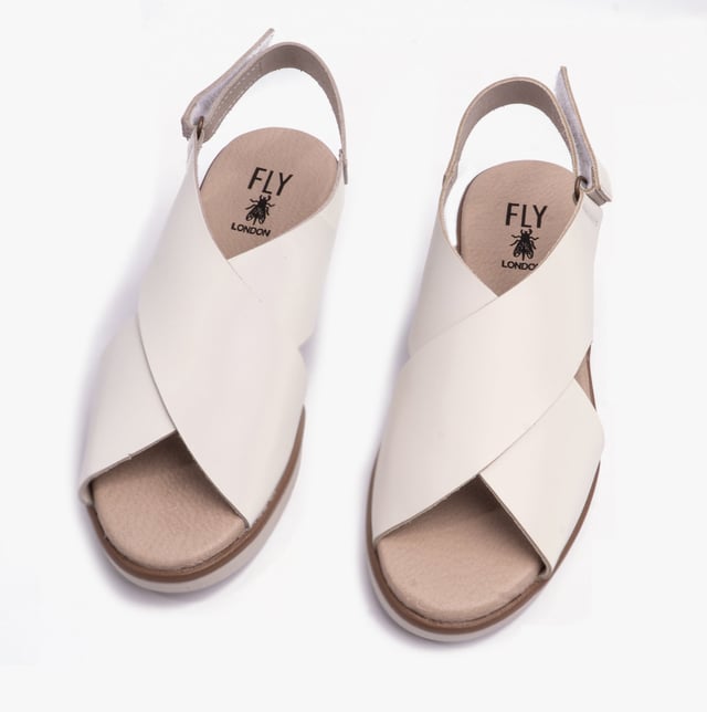 Fly London NABI058FLY Womens Sandals White

 Upper Material: Leather

Lining Material: Microfibre

Sole Material: Rubber

Closure/Fastening: Touch Fasten

Features: Comfort,Breathable

Heel Type: Wedge

Shoe Width: Regular

Item Weight: 1 KG

Heel Height: Medium (5-7.4cm)

Sandal Style: Sandals
Product Code: P145058001