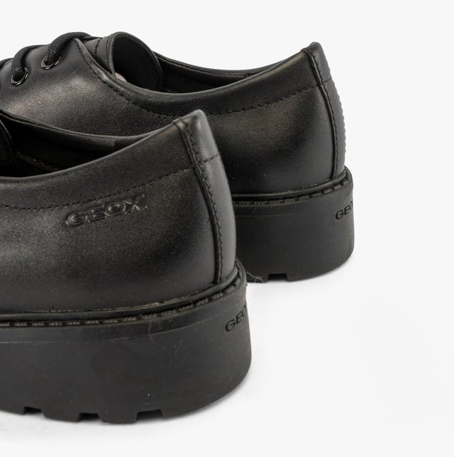 GEOX CASEY G C Girls Leather Lace Up School Shoes Black

 Upper Material: Leather

Lining Material: Fabric

Sole Material: Rubber

Closure/Fastening: Lace-Up

Features: Comfort,Breathable,Adjustable

Toe Shape: Round

Shoe Width: Regular

Item Weight: 0.64 KG

Heel Height: Flat (Under 2.5cm)

Shoe Shaft Height: Low Top

Shoe Style: School

Gift Boxed: No
Product Code: J0420C-00043-C9999