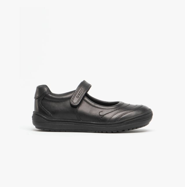 GEOX HADRIEL I Girls Leather Touch Fasten School Shoes Black

 Upper Material: Leather

Lining Material: Fabric

Sole Material: Synthetic

Closure/Fastening: Touch Fasten

Features: Comfort,Breathable,Adjustable Strap

Toe Shape: Round

Shoe Width: Regular

Item Weight: 1 KG

Heel Height: Flat (Under 2.5cm)

Shoe Shaft Height: Low Top

Shoe Style: Mary Jane

Gift Boxed: No
Product Code: J947VI-00043-C9999