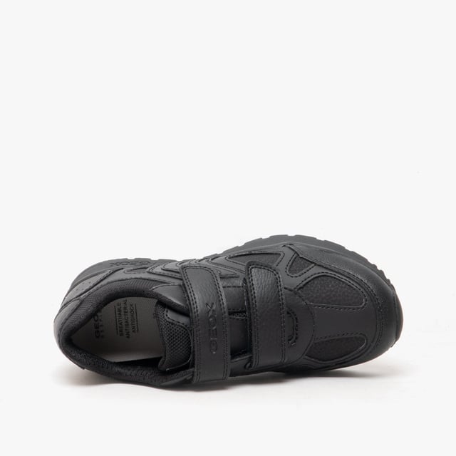 GEOX PAVEL B Boys Touch Fasten School Shoes Black

 Upper Material: Synthetic

Lining Material: Fabric

Sole Material: Rubber

Closure/Fastening: Touch Fasten

Features: Breathable,Comfort,Lightweight

Toe Shape: Round

Shoe Width: Regular

Item Weight: 0.45 KG

Heel Height: Flat (Under 2.5cm)

Shoe Shaft Height: Low Top

Shoe Style: School

Gift Boxed: No
Product Code: J0415C-0BUCE-C9999