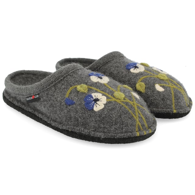 Haflinger Haflinger VIOLA Womens Slippers Anthracite

 Upper Material: Wool

Lining Material: Wool

Sole Material: Textile

Closure/Fastening: Slip-On

Features: Comfort,Non-Slip,Breathable

Toe Shape: Round

Shoe Width: Regular

Item Weight: 0.6 KG

Heel Height: Flat (Under 2.5cm)

Slipper Style: Mule

Gift Boxed: No
Product Code: 313102-04
