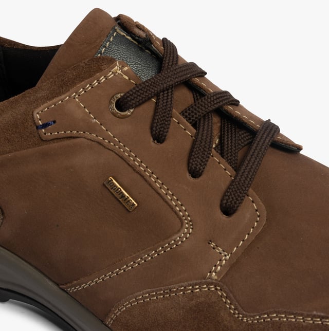 Josef Seibel LEROY 58 Mens Shoes Brown-Multi

 Upper Material: Leather

Lining Material: Textile

Sole Material: Polyurethane

Closure/Fastening: Lace-Up

Features: Comfort,Waterproof

Toe Shape: Round

Shoe Width: Regular

Item Weight: 0.6 KG

Heel Height: Low (2.5-4.9cm)

Shoe Shaft Height: Low Top

Shoe Style: Casual

Gift Boxed: No
Product Code: 14458-TE16322