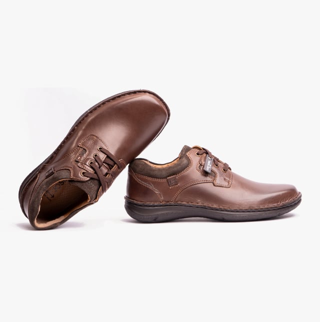 Josef Seibel ANVERS 36 Mens Shoes Moro

 Upper Material: Leather

Lining Material: Leather

Sole Material: Polyurethane

Closure/Fastening: Lace-Up

Features: Comfort,Breathable

Shoe Width: Wide

Item Weight: 1 KG

Heel Height: Flat (Under 2.5cm)

Shoe Style: Casual

Gift Boxed: No
Product Code: 43390-946330