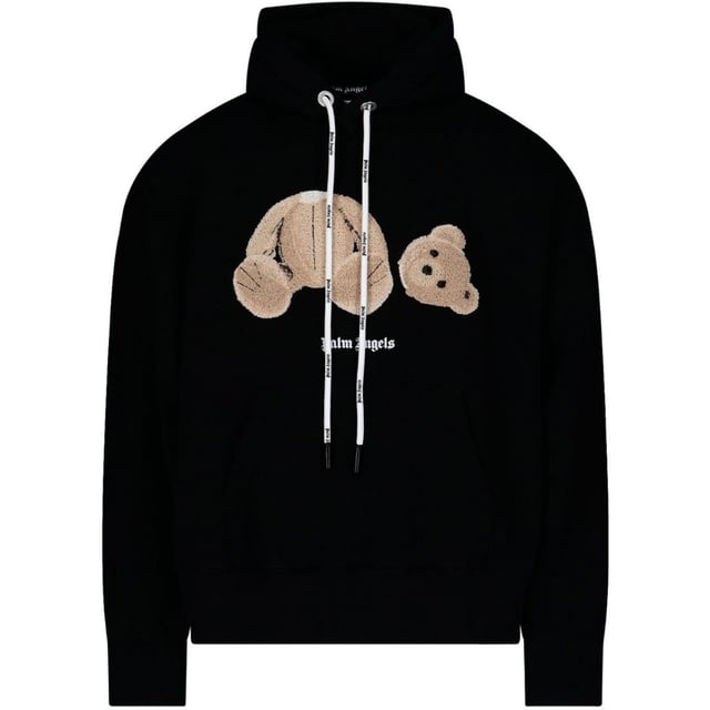 Introducing the Pam Angels item a must-have addition to your wardrobe. With its bold logo on the front This item is both stylish and comfortable. Don't miss out ‚Äì get yours now!, Logo On Front, Kangaroo Pocket, Hood With Drawstring, Made In Italy, 100% Cotton, Black Sweatshirt