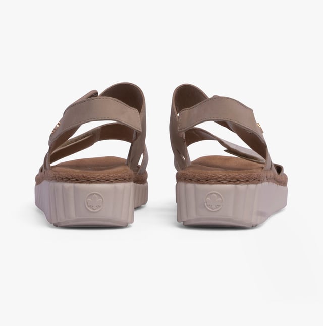 Rieker 69260-60 Womens Sandals Beige

 Upper Material: Synthetic

Lining Material: Textile

Sole Material: Synthetic

Closure/Fastening: Buckle,Touch Fasten

Features: Comfort,Breathable

Heel Type: Wedge

Shoe Width: Extra Wide

Item Weight: 1 KG

Heel Height: Low (2.5-4.9cm)

Sandal Style: Sandals

Gift Boxed: No
Product Code: 69260-60