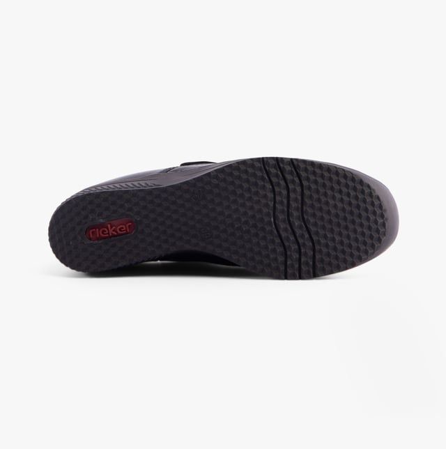 Rieker 487C0-00 Womens Shoes Black

 Upper Material: Faux Leather

Lining Material: Textile

Sole Material: Rubber

Closure/Fastening: Touch Fasten

Features: Comfort

Heel Type: Wedge

Toe Shape: Round

Shoe Width: Regular

Item Weight: 0.563 KG

Heel Height: Low (2.5-4.9cm)

Shoe Style: Casual

Gift Boxed: No
Product Code: 487C0-00
