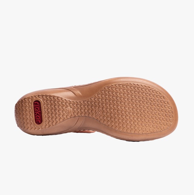 Rieker 60894-38 Womens Sandals Orange

 Upper Material: Synthetic

Lining Material: Textile

Sole Material: Synthetic

Closure/Fastening: Slip-On

Features: Comfort,Breathable

Shoe Width: Regular

Item Weight: 1 KG

Heel Height: Flat (Under 2.5cm)

Sandal Style: Sandals

Gift Boxed: No
Product Code: 60894-38