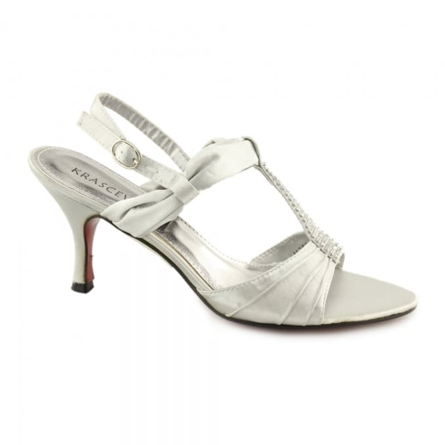 Shuperb H20043-SL Womens Sandals Silver

 Upper Material: Synthetic

Lining Material: Synthetic

Sole Material: Synthetic

Closure/Fastening: Buckle

Features: Lightweight

Shoe Width: Regular

Item Weight: 0.5 KG

Heel Height: High (7.5-9.9cm)

Sandal Style: Sandals

Gift Boxed: No
Product Code: H20043-SL