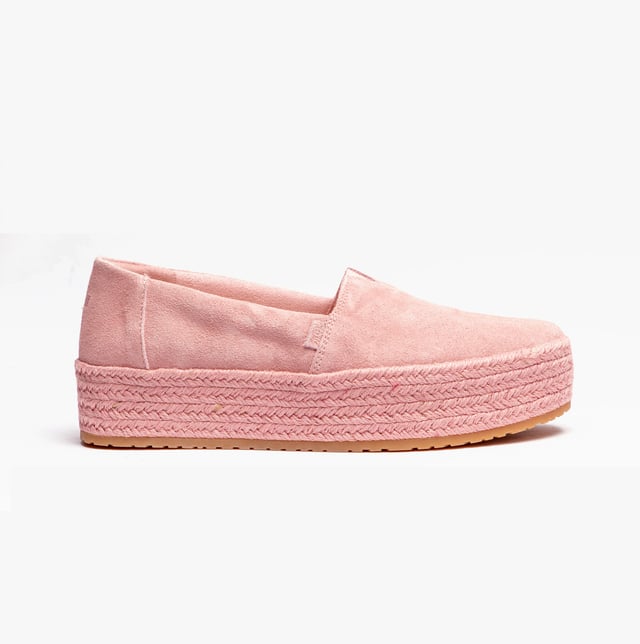 TOMS VALENCIA Womens Espadrille Pink Quartz

 Upper Material: Suede

Sole Material: Suede

Closure/Fastening: Slip-On

Features: Breathable,Comfort

Shoe Width: Narrow

Item Weight: 0.5 KG

Heel Height: Flat (Under 2.5cm)
Product Code: 10020200