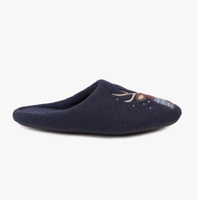 Totes Isotoner Totes Isotoner NOVELTY Mens Mule Slippers Blue

 Upper Material: Polyester

Lining Material: Polyester

Sole Material: TPR

Closure/Fastening: Slip-On

Features: Warm Lining,Comfort,Breathable

Toe Shape: Round

Shoe Width: Regular

Item Weight: 0.2 KG

Heel Height: Flat (Under 2.5cm)

Slipper Style: Mule

Gift Boxed: No
Product Code: 5604FSTG