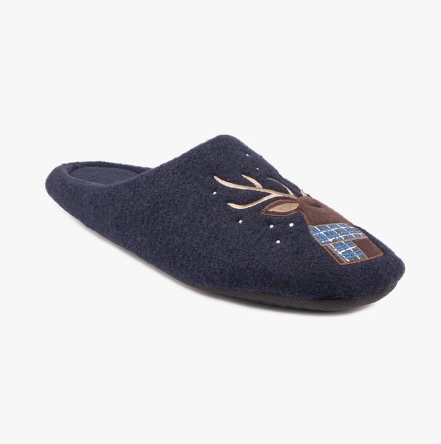 Totes Isotoner Totes Isotoner NOVELTY Mens Mule Slippers Blue

 Upper Material: Polyester

Lining Material: Polyester

Sole Material: TPR

Closure/Fastening: Slip-On

Features: Warm Lining,Comfort,Breathable

Toe Shape: Round

Shoe Width: Regular

Item Weight: 0.2 KG

Heel Height: Flat (Under 2.5cm)

Slipper Style: Mule

Gift Boxed: No
Product Code: 5604FSTG