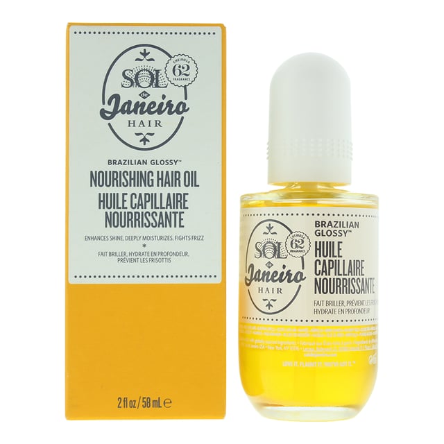 Elevate your hair care routine with the Sol de Janeiro Brazilian Glossy™ Nourishing Hair Oil. This luxurious hair oil is designed to provide intense nourishment and shine, transforming dull, lifeless hair into glossy, radiant locks. Infused with a blend of enriching Brazilian ingredients, it smooths, protects, and revitalizes your hair, leaving it silky, soft, and beautifully manageable.