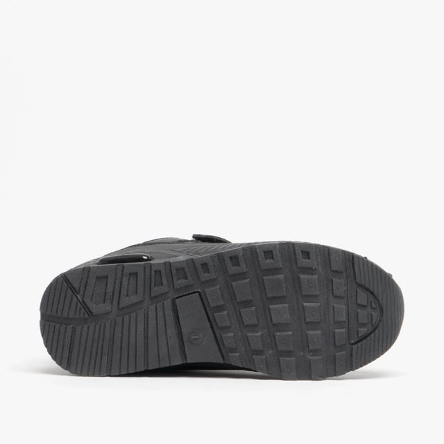 DEK FELIX II Boys School Trainers Black

 Upper Material: Synthetic

Lining Material: Fabric

Sole Material: Synthetic

Closure/Fastening: Touch Fasten

Features: Comfort,Breathable,Adjustable Strap

Toe Shape: Round

Shoe Width: Regular

Item Weight: 0.438 KG

Heel Height: Flat (Under 2.5cm)

Shoe Shaft Height: Low Top

Gift Boxed: No
Product Code: T852A