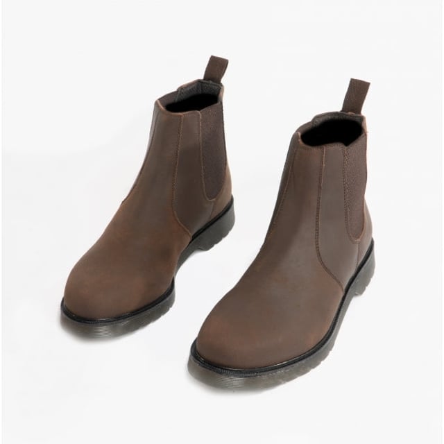 STB ELLIS Unisex Leather Air Cushioned Dealer Boots Waxy Brown STB STB ELLIS Unisex Leather Air Cushioned Dealer Boots Waxy Brown
Upper Material: Leather
Lining Material: Textile
Sole Material: Synthetic
Closure/Fastening: Slip-On
Features: Comfort,Breathable
Toe Shape: Round
Shoe Width: Regular
Item Weight: 1.66 KG
Heel Height: Flat (Under 2.5cm)
Shoe Shaft Height: Ankle
Boot Style: Occupational/Non-Safety Boots
Safety Features: Water Resistant
Product Code: ELLIS/BRN