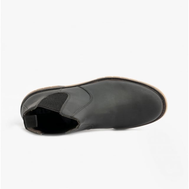 STB STB ELLIS Unisex Leather Air Cushioned Dealer Boots Waxy Black

 Upper Material: Leather

Lining Material: Textile

Sole Material: Synthetic

Closure/Fastening: Slip-On

Features: Comfort,Breathable

Toe Shape: Round

Shoe Width: Regular

Item Weight: 1.66 KG

Heel Height: Flat (Under 2.5cm)

Shoe Shaft Height: Ankle

Boot Style: Occupational/Non-Safety Boots

Safety Features: Water Resistant
Product Code: ELLIS/BLK