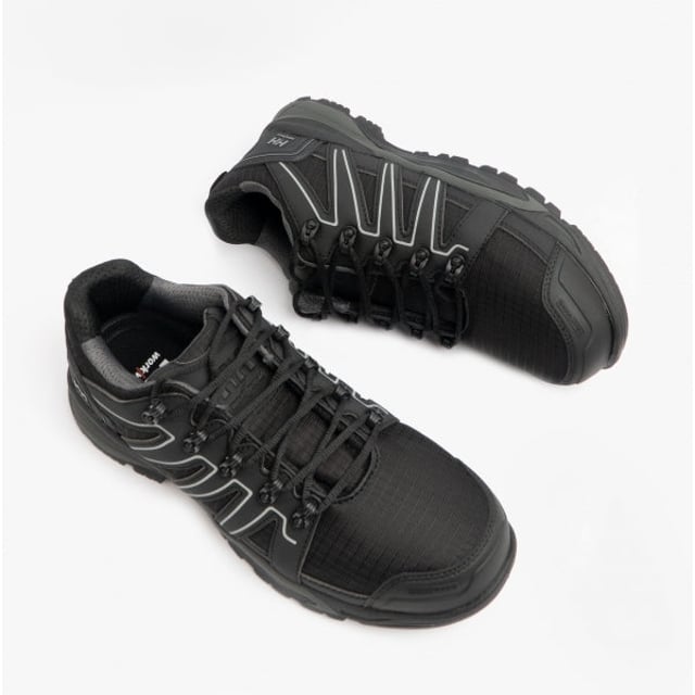 Helly Hansen MANCHESTER LOW S3 Unisex Safety Trainers Black/Grey

 Upper Material: Fabric

Lining Material: Fabric

Sole Material: Rubber

Closure/Fastening: Pull-On

Features: Slip Resistant,Comfort,Breathable

Toe Shape: Round

Shoe Width: Regular

Item Weight: 1.65 KG

Heel Height: Flat (Under 2.5cm)

Trainer Style: Safety Trainers

Safety Features: Composite Toe Cap,Fuel/Oil Resistant Sole,Slip Resistant Sole

Safety Standard: EN ISO 20345:2011
Product Code: 78421_930