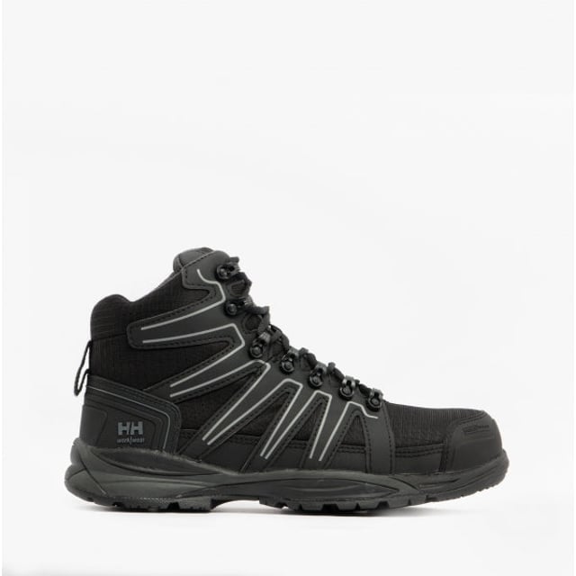 Helly Hansen Helly Hansen MANCHESTER MID S3 Unisex Safety Boots Black/Grey

 Upper Material: Fabric

Lining Material: Fabric

Sole Material: Rubber

Closure/Fastening: Pull-On

Features: Lightweight,Comfort,Breathable

Toe Shape: Round

Shoe Width: Regular

Item Weight: 0.9 KG

Heel Height: Flat (Under 2.5cm)

Shoe Shaft Height: Ankle

Boot Style: Safety Boots

Safety Features: Composite Toe Cap,Anti-Penetration Mid Sole,Fuel/Oil Resistant Sole,Slip Resistant Sole

Safety Standard: EN ISO 20345:2011

Gift Boxed: No
Product Code: 78422_930