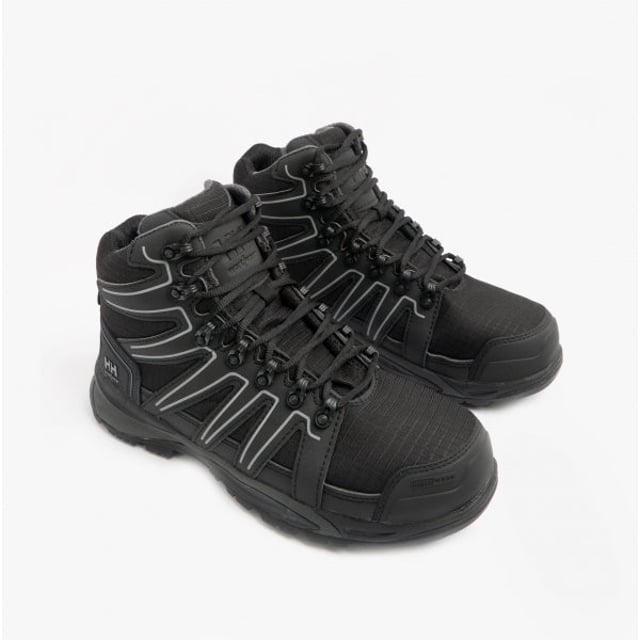 Helly Hansen Helly Hansen MANCHESTER MID S3 Unisex Safety Boots Black/Grey

 Upper Material: Fabric

Lining Material: Fabric

Sole Material: Rubber

Closure/Fastening: Pull-On

Features: Lightweight,Comfort,Breathable

Toe Shape: Round

Shoe Width: Regular

Item Weight: 0.9 KG

Heel Height: Flat (Under 2.5cm)

Shoe Shaft Height: Ankle

Boot Style: Safety Boots

Safety Features: Composite Toe Cap,Anti-Penetration Mid Sole,Fuel/Oil Resistant Sole,Slip Resistant Sole

Safety Standard: EN ISO 20345:2011

Gift Boxed: No
Product Code: 78422_930