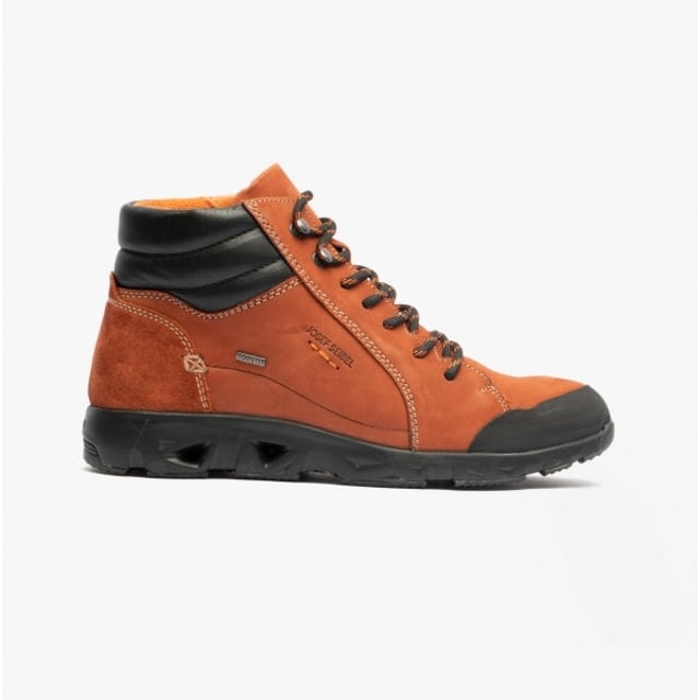 Nuestro sneaker fabricado con fina gamuza. El deportiva cordón deportivo proporciona al pie la mejor al caminar y al estar de pie. Con la membrana TopDryTex impermeable, tus pies se mantendrán secos incluso bajo la lluvia. Puedes cambiar la plantilla removible en un abrir y cerrar de ojos. La construcción Strobel, típico de las zapatillas de deporte, hace que el calzado sea especialmente duradero. Noih 53 ofrece a los pies un ajuste extra gracias a la anchura G. El modelo Noih 53 es el compañero perfecto para sus momentos de ocio.
