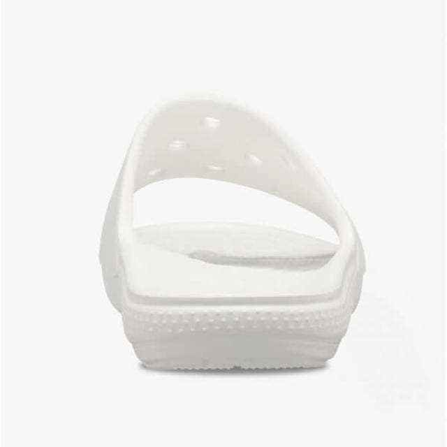 Crocs 206121-100 CLASSIC SLIDE Unisex Sandals White

 Upper Material: Croslite

Lining Material: Unlined

Sole Material: Croslite

Closure/Fastening: Slip-On

Features: Lightweight,Water Resistant,Comfort,Breathable

Toe Shape: Round

Shoe Width: Regular

Item Weight: 0.5 KG

Heel Height: Flat (Under 2.5cm)

Sandal Style: Sandals

Gift Boxed: No
Product Code: 206121-100